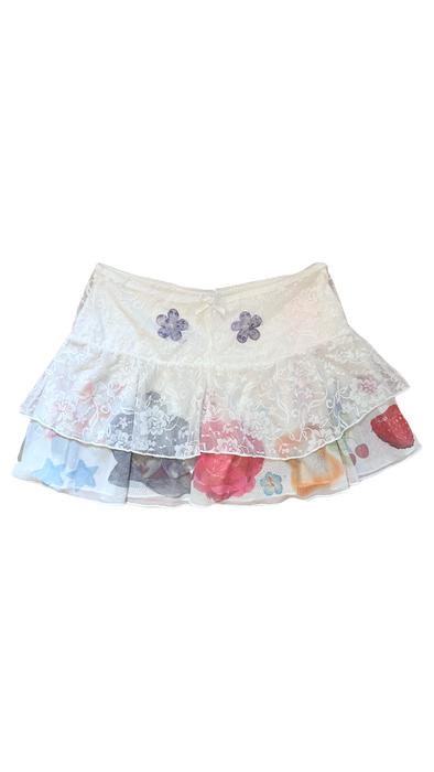 Lace Mini Skirt 3