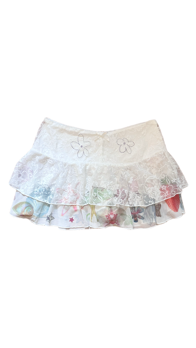 Lace Mini Skirt 4
