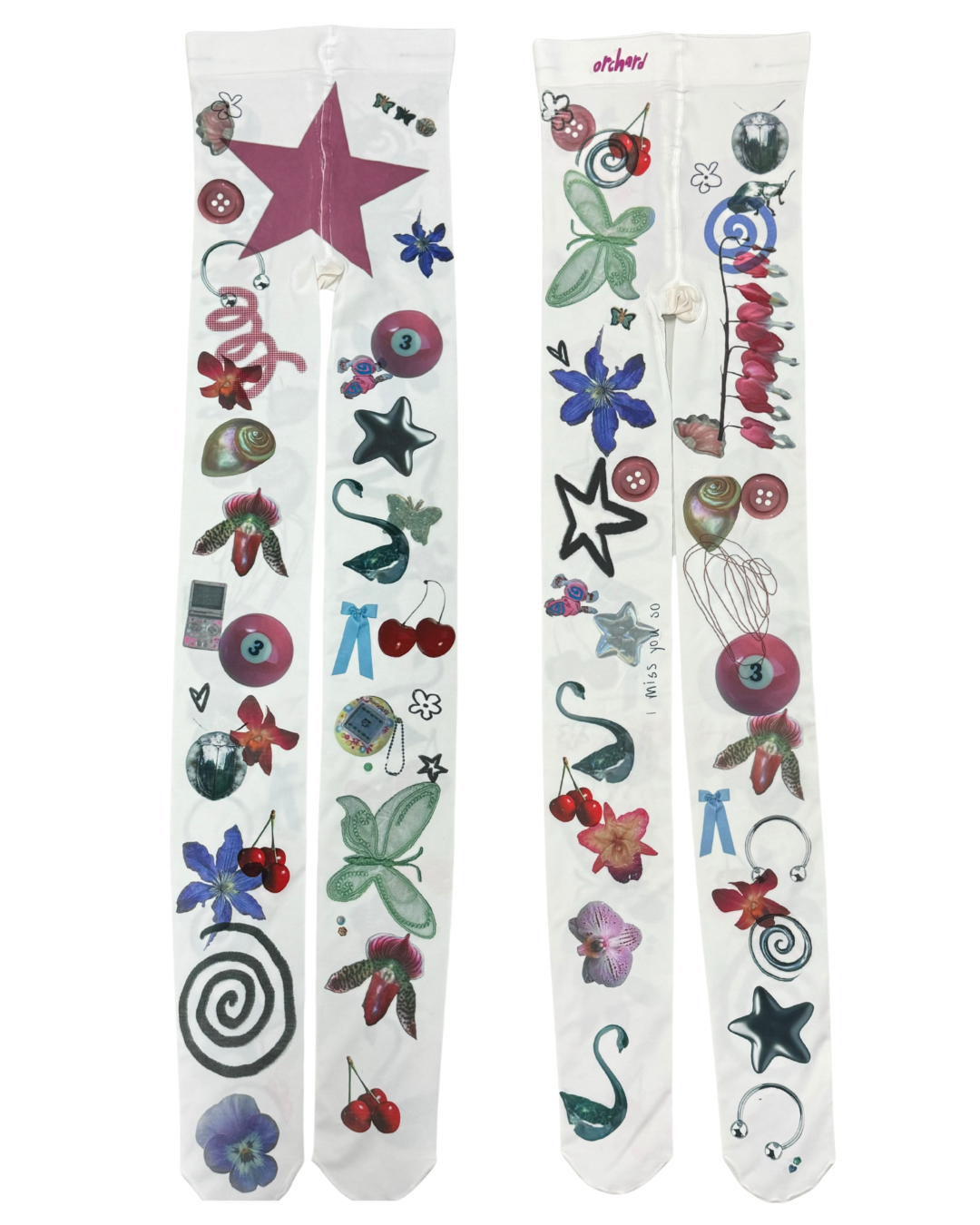 Collage Tights (L-XL)