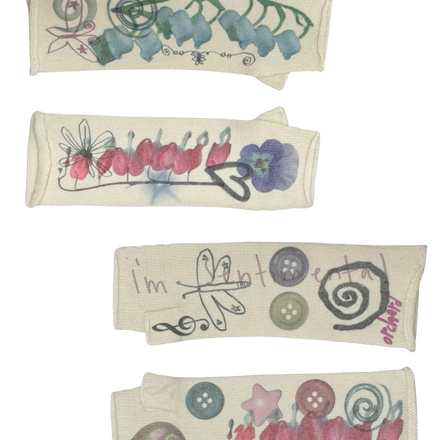 Collage Arm Warmers