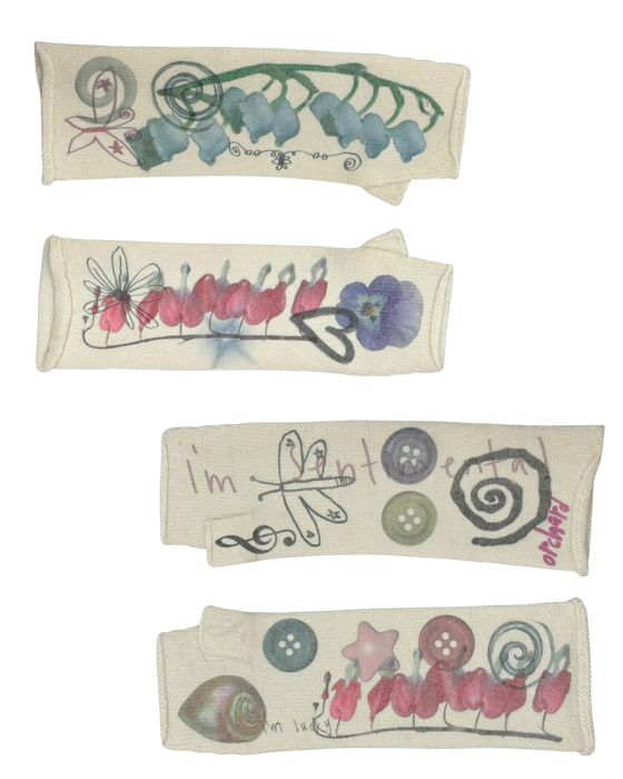 Collage Arm Warmers