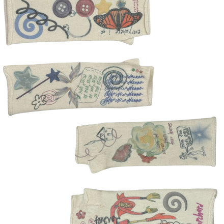 Collage Arm Warmers