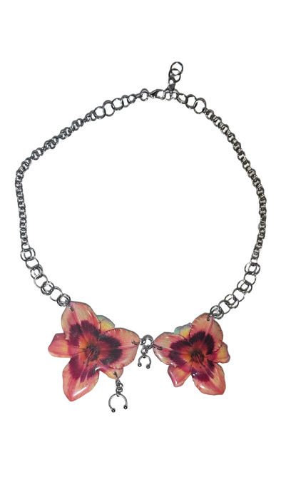 Dual Lily Necklace