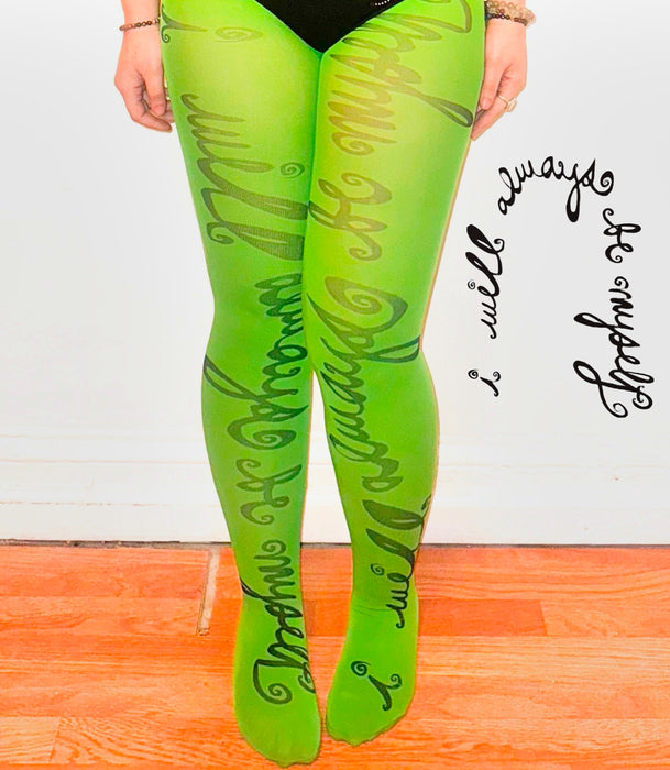 I Will Always Be Myself Tights