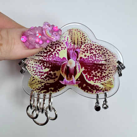 Pierced Orchid Hairclip 10