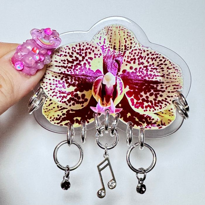 Pierced Orchid Hairclip 3