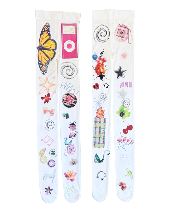 Collage Tights 1 (L-XL)