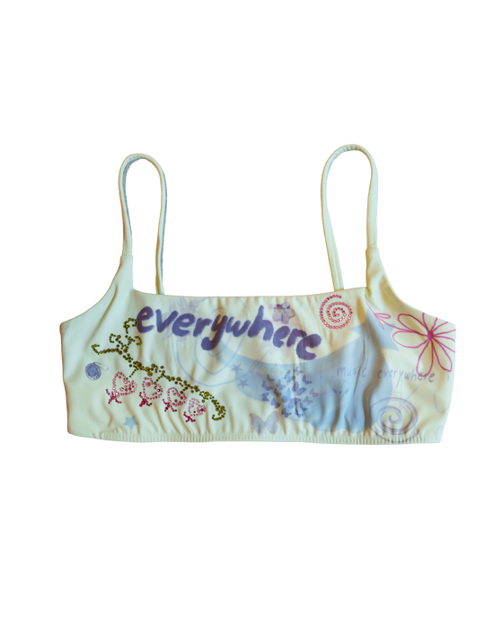 Green Sports Bra - Small