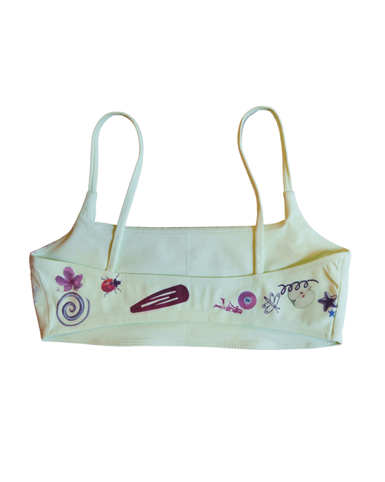 Green Sports Bra - Small