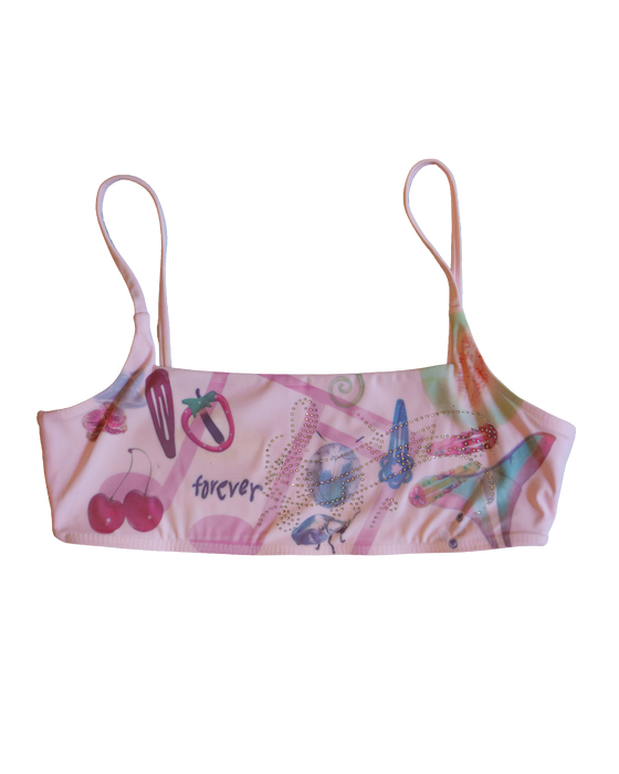 Pink Sports Bra - Size Medium
