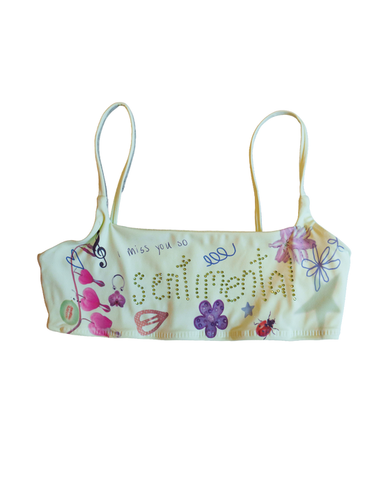 Green Sports Bra - Small
