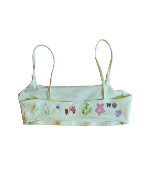 Green Sports Bra - Small