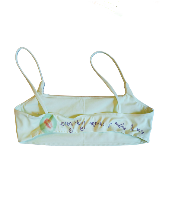 Green Sports Bra - Small