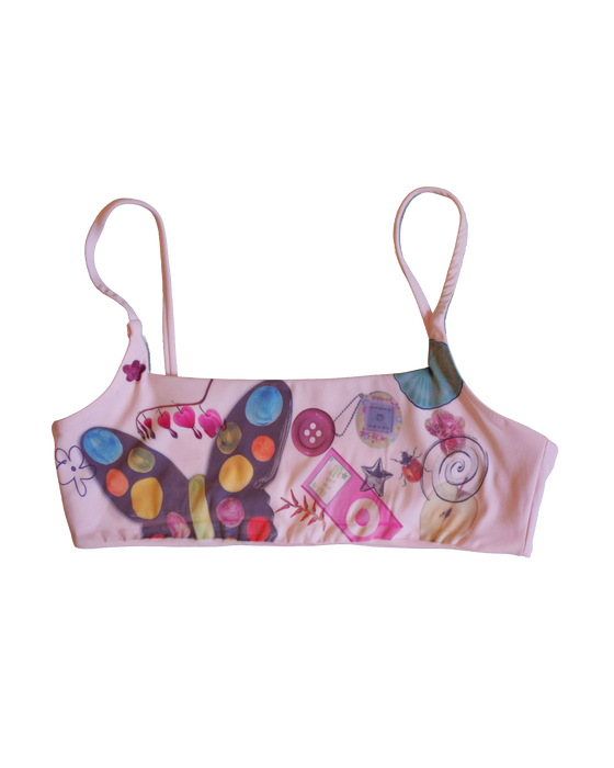 Pink Sports Bra - Size Medium