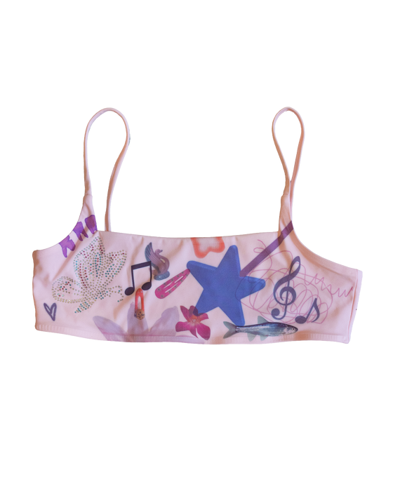 Pink Sports Bra - Size Medium