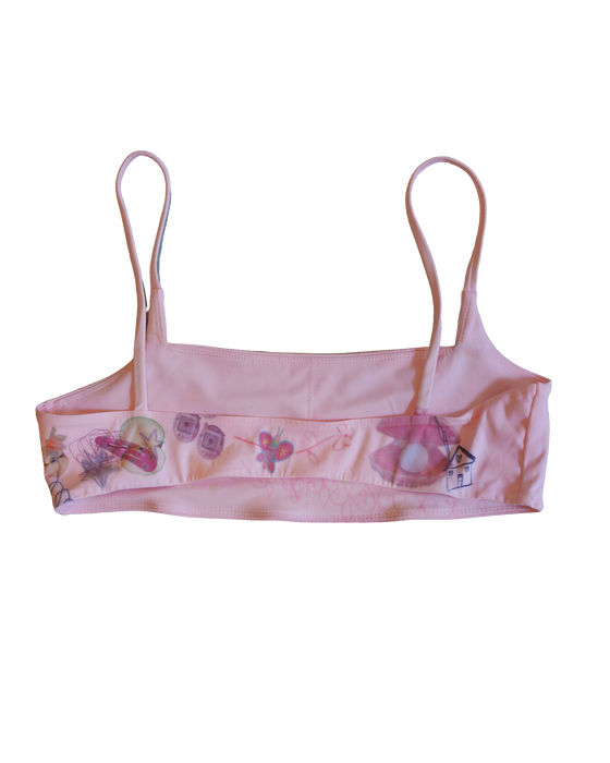 Pink Sports Bra - Size Medium