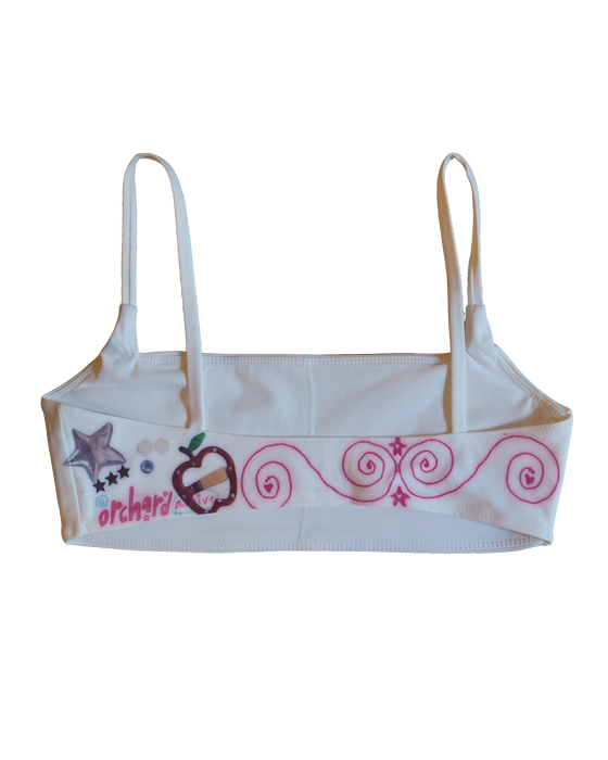 White Sports Bra - Size Small