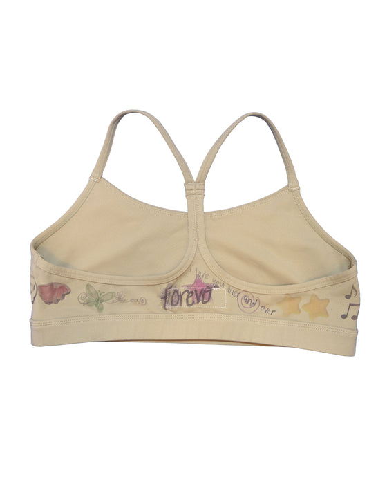 Tan Sports Bra - Size Small